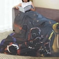 thumbnail image 3 of Lsque Five Nights At Freddy'S Pattern Fuzzy Fleece Throw Blanket Extra Large,Super Soft,Fluffy and Warm Blankets for Couch,Bed,All Season Use (60"x50"), 3 of 7