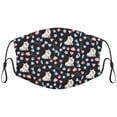 thumbnail image 1 of Cute Samoyed Dog Graphic Printed Cloth Face Masks Reusable Washable Adjustable for Child (10 PCS), 1 of 5
