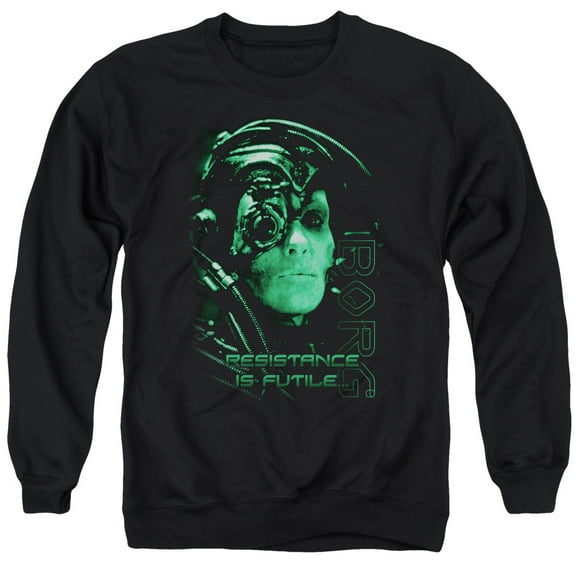 Star Trek - Resistance Is Futile - Crewneck Sweatshirt - Large
