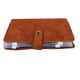 thumbnail image 4 of Carpeta económica A6 con múltiples bolsillos, anillos de acero inoxidable, cubierta de cuero PU, carpeta de cartera para oficina, escuela, negocios, marrón, 4 of 12