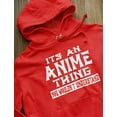 thumbnail image 6 of Tstars Men's Anime Lover Hoodie - Ideal Gift for Anime Enthusiast - M, Red, 6 of 8