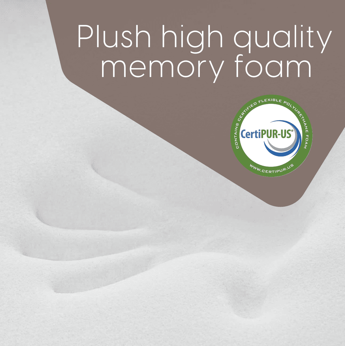 Milliard Dual Sided Premium Tri Folding Mattress, Memory Foam with Waterproof Washable Cover, Cot (75" x 31" x 6")