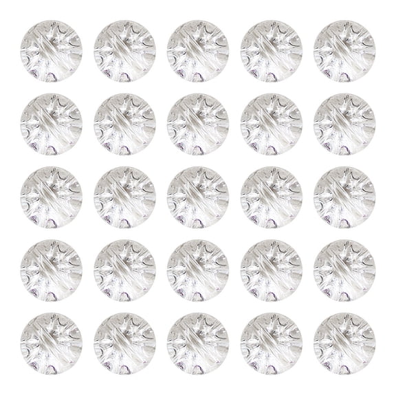 MERRYHAPY 100 Pcs White Small Resin Buttons for Sewing Fabric Crafts Decorative Accessories