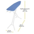 thumbnail image 5 of Whitmor 6152-6878 61" X 14.25" X 35" 4-Leg Ironing Board With Metal Mesh Top, 5 of 6