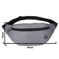 thumbnail image 2 of Riñonera impermeable con correa ajustable para hacer ejercicio, viajar, correr de forma informal., 2 of 5