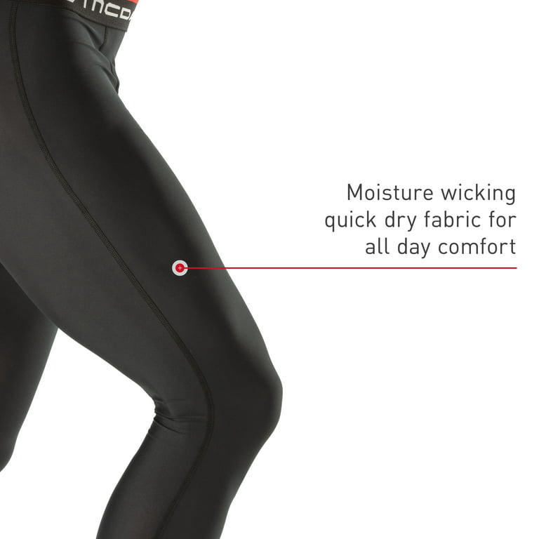 McDavid Sport Compression 3/4 Tight Athletic Pants, Black, Adult Small 
