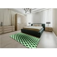 thumbnail image 4 of Ahgly Company Indoor Round Patterned Light Green Area Rugs, 7' Round, 4 of 6
