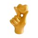 thumbnail image 2 of Estatua de resina perfecl con forma de corazón y gesto de mano oro, 2 of 8