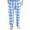 Navy Blue & Green Plaid, variant on Frankie & Johnny Men's Cotton Flannel Plaid Pajama Sleep Pants