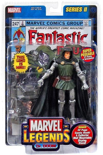 Dr Doom Marvel Custom Mini Action Figure w Case & Stand 323 Comic Mini-figure 