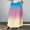 Pink, variant on Mqqzkk Women's Color Gradient Midi Skirt Fashion Pleated Skirts High Waisted A Line Skirts Flowy Long Skirts Casual Summer Beach Skirts