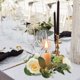 thumbnail image 4 of Vela artificial Anillo de flores Decoración Estilo europeo Mesa de fiesta Corona Centro de mesa Anillo de vela, 4 of 5