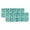 Turquoise, variant on Valances for Windows, Red Geometric Kitchen Curtains Valances 2 Pack for Living Room Bedroom Bathroom, Modern Morocco Abstract Art Light Filtering Curtains Rod Pocket Valance 42"x12"