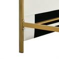 thumbnail image 4 of Metal Bed Frame with High Headboard, Wood Slat Support Upholstered Platform Bed Frame, 4 of 8