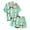 Mint Green, variant on Luvoko Child Casual Bow Tie Printed Pajamas For Girls Premature Baby Clothes Girl Tween Sweats Teal Baby Blankets Girls Girls 16 Clothes Teen Girl Pants New Born Baby Girl Cute Sweatpants Kids Toddler