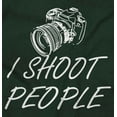 thumbnail image 2 of I Shoot People Camera Photography Pun Long Sleeve TShirt Men Women Brisco Brands M, 2 of 6