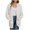 White, variant on Lovskoo 2024 Cardigan Sweaters for Women Open Front Trendy Long Sleeved Medium Length Comfortable Commuting Loose Fitting Oversized Winter Outerwear Tops Black
