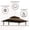 Brown, variant on 5'x8' Double Tiered Grill Gazebo Replacement Canopy Top, Waterproof UV Resistant BBQ Tent Cover, Outdoor Grill Shelter Roof Fit for Model L-GG001PST-F