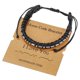 thumbnail image 4 of Pulsera de código Morse, regalos para hombres, accesorios, pulsera de cuero PU, regalos para hombres Te amo, 4 of 9