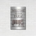 thumbnail image 3 of Luxe Metal Art 'Cow Welcome to Our Farm' by Lori Deiter, Metal Wall Art, 24"x36", 3 of 9