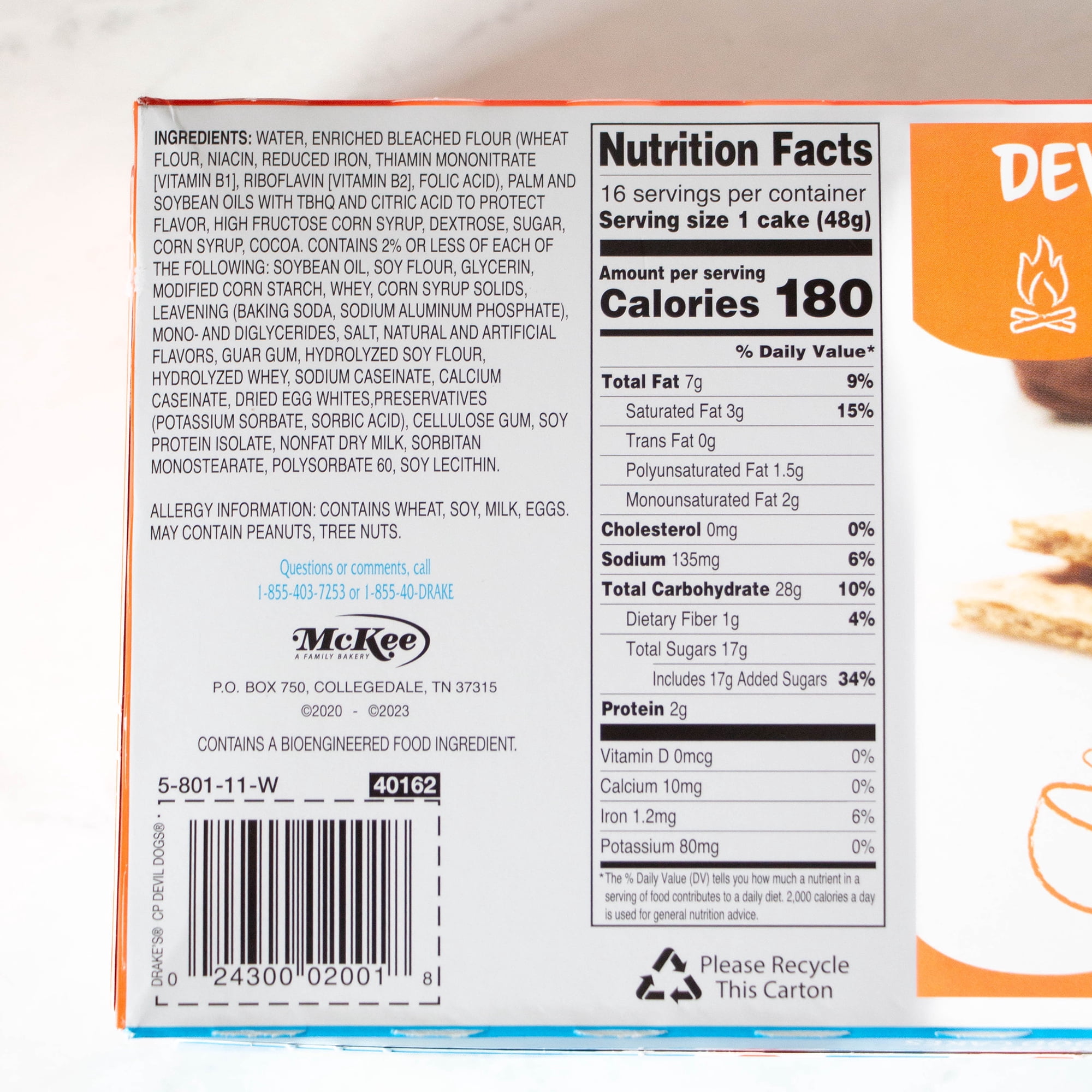Devil Dogs (2 packs, 16CT) - Club Pack - Sweet and Salty Kettle Corn (1, 5.5oz bag) - Bundled by Noblecrunch - 3 Items Total