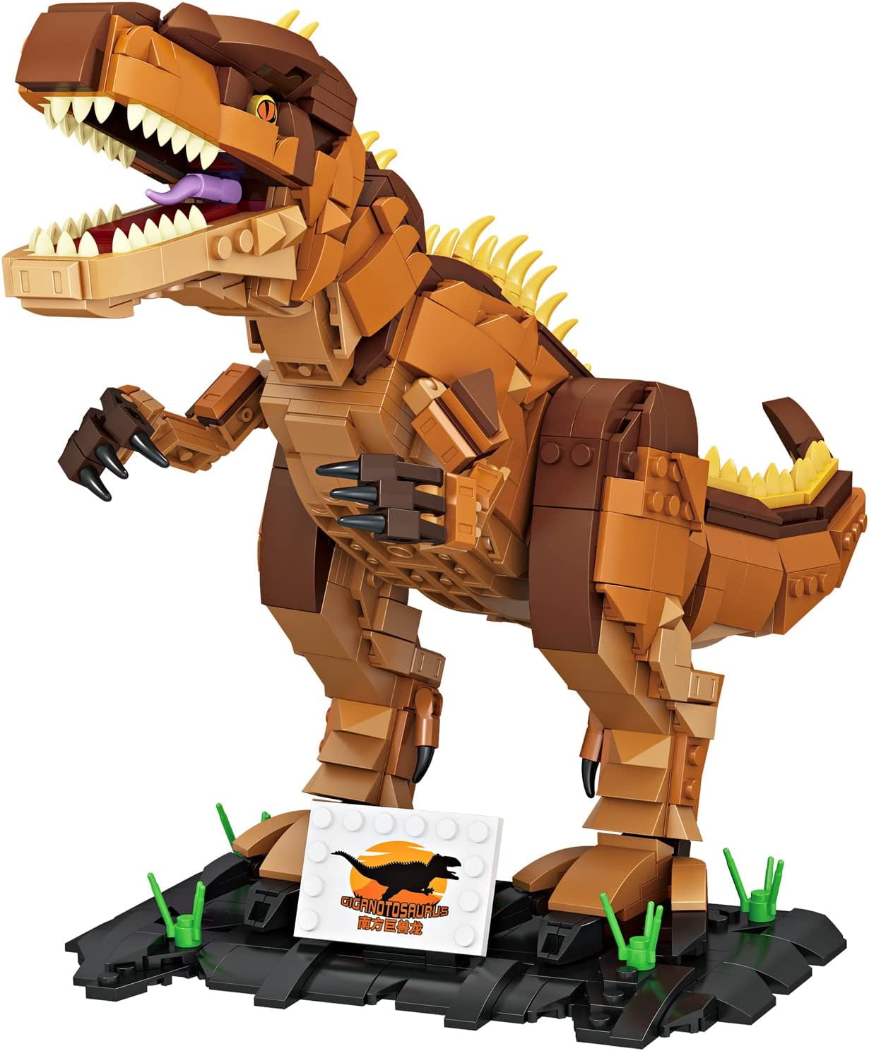 Dinosaur Building Kit, 1013 Pieces STEM Dinosaur Building Block Set, Creative Build and Display