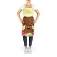 thumbnail image 2 of Carolines Treasures BB6130APRON Easter Eggs Dachshund Red Brown Apron Large multicolor, 2 of 4