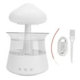 thumbnail image 2 of Rain  Humidifier Water Drip, Mushroom Rain  Diffuser,  Diffuser with Rain 7 Changing Colors, Mushroom Humidifier Night Ligh for Home Bedroom Aroma, 2 of 8