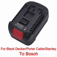 thumbnail image 1 of Battery Adapter For Black*and*Decker 18V Li-Ion Battery Convert To for Bos*ch 18V Lithium Battery Tool, 1 of 9