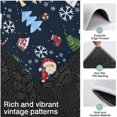 thumbnail image 3 of Dark Blue Christmas Santa Pattern Kitchen Rugs Sets Of 3,Kitchen Runner Rugs Non Skid Washable,Decorative Kitchen Floor Mats for Kitchen,Sink,Laundry,17"x30"+ 17"x47" + 17"x59", 3 of 6