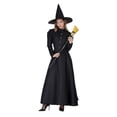 thumbnail image 4 of Bata de bruja mágica para mujer, disfraces de Halloween para mujer, disfraz de hechicera, vestido elegante, tocado de bruja, ropa de fantasía para mujer y adulto, 4 of 4