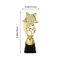 thumbnail image 2 of unbranded Troféo De Plástico Dorado Para Competición Premio Accesorio Para Escritorio, 2 of 6