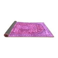 thumbnail image 2 of Ahgly Company Indoor Square Medallion Purple Traditional Area Rugs, 3' Square, 2 of 4
