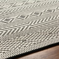 thumbnail image 6 of BoutiqueRugs Asuka Contemporary Area Rug - Ivory, Black - 18" x 18" Sample, 6 of 6
