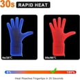 thumbnail image 2 of LAMDAWE Heated Gloves for Men Women,Rechargeable Heated Gloves for Winter Outdoor Working Sports Biking Fishing Hiking Snowboarding,Touchscreen Compatible,Long-Lasting Warmth, 2 of 7
