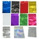 thumbnail image 4 of Wosthever 100 Uds paquete de papel de aluminio bolsa Ziplock paquete bolsas embalaje bolsa brillante 7,5x10cm Type2 NO2 Wosthever HA060121-65, 4 of 6