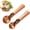 Rose Gold, variant on ABCISI Ice Cream Scoop,2Pcs Portable Stainless Steel Icecream Scoop Spoon with Trigger and Comfortable Handle, Melon Baller Scooper Cones, Food Scoop for Frozen Yogurt Sundaes Fruit Cookie, Rose Gold