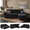 Black, variant on Convertible Sleeper Sofa Bed, 86" L Shaped Sectional Couch Pull Out Bed Reversible Storage Chaise Compact Linen Sofa Small Space Apartment Living Room,Gray