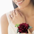 thumbnail image 4 of 2 juegos, flor de muñeca de boda, flor de muñeca de rosa de dama de honor, adecuado para celebraciones de aniversario de boda, bailes, fiestas, decoración del hogar., 4 of 5