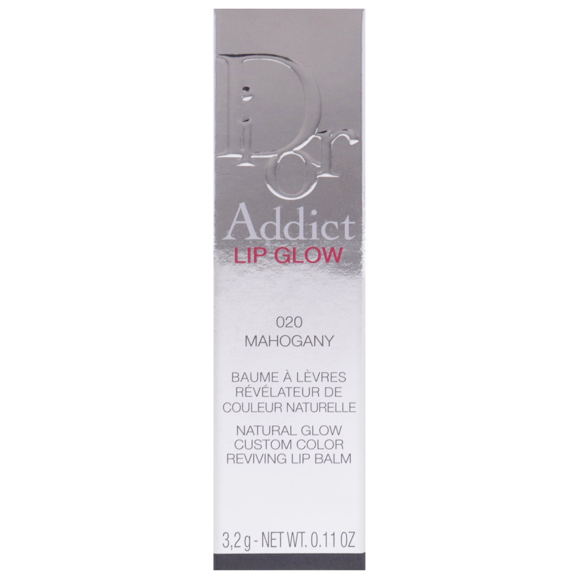 Christian Dior Dior Addict Lip Glow - 020 Mahogany , 0.11 oz Lip Balm