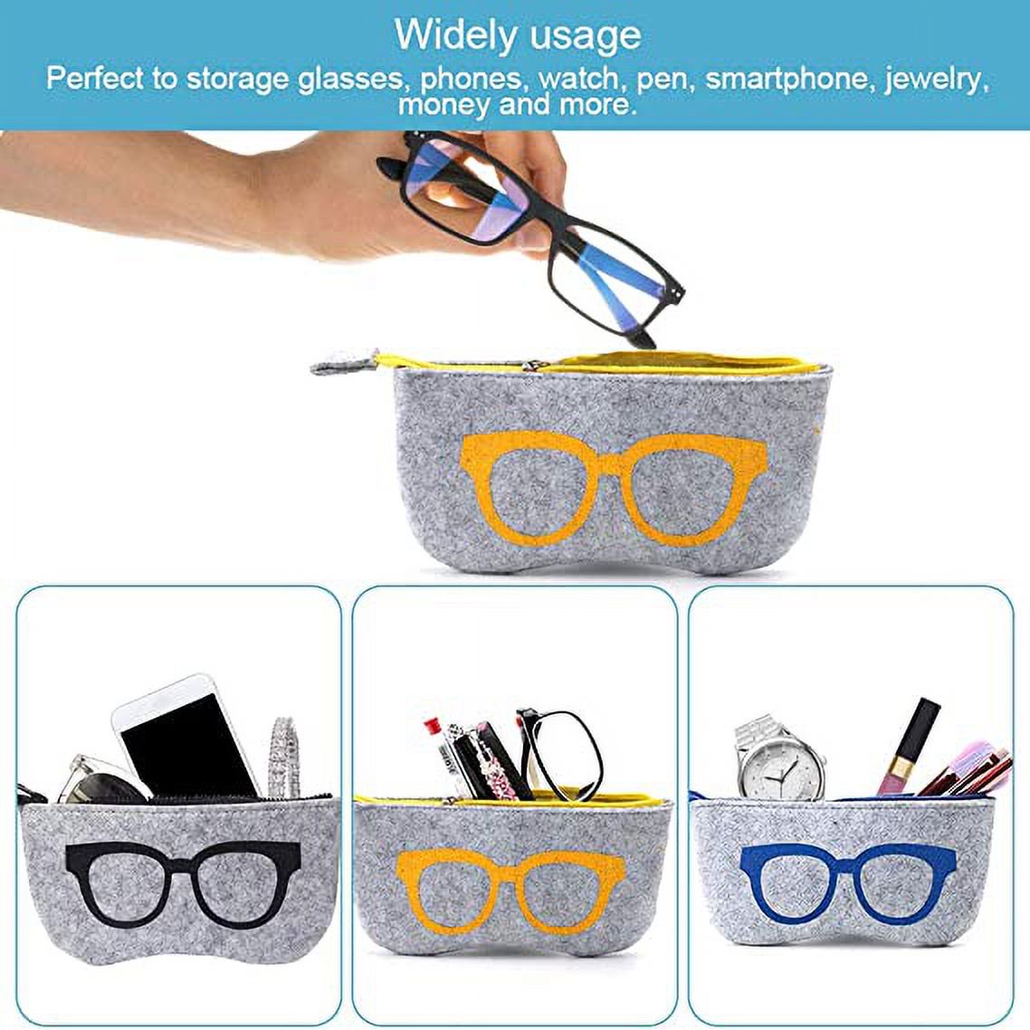 Étui à Lunettes Souple En Feutre, Fait à La Main Au Népal