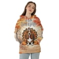 thumbnail image 4 of Happy Thanksgiving Basset Hound Turkey Costume Pumpkins Autumn Leaves All Over Print 3D Hoodie Unisex Merch Hoodies Bassets Dog Breed Lovers Gifts Idea - 13014, 4 of 6