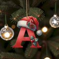 thumbnail image 4 of Clearance! 26 Christmas Letter Decorations A To Z (without H And V) Hanging Christmas Tree Pendant Alphabet Letters Named Alphabet Decorations Christmas Tree Decorations, 4 of 6