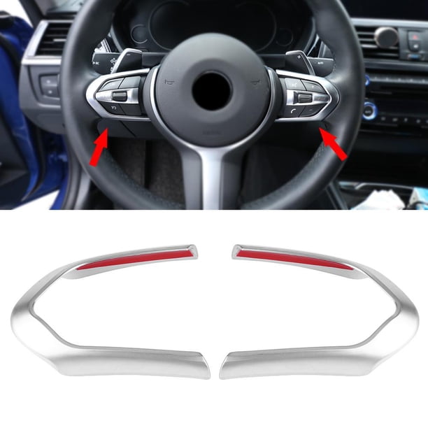 Mgaxyff 2pcs Steering Wheel Cover Trim Frame For Bmw F F22 F30 F32 F10 F06 F15 F16 Steering Wheel Trim Steering Wheel Sticker Walmart Com Walmart Com