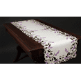 thumbnail image 2 of Xia Home Fashions Lavender Lace Embroidered Cutwork Table Runner, 15" X 70" - Beige, 2 of 5