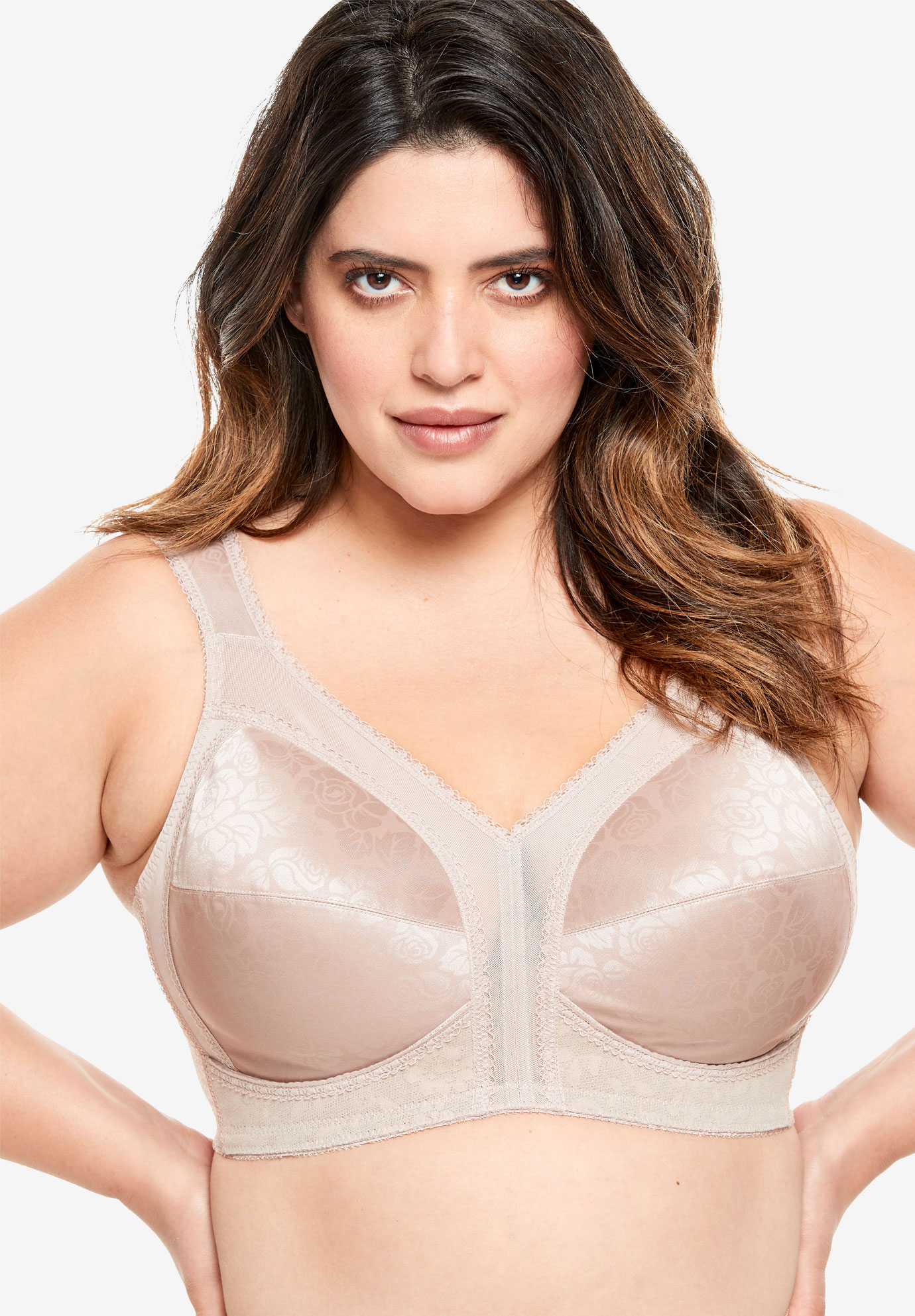 Playtex Womens Plus Size 18 Hour Ultimate Shoulder Comfort Wireless Bra 4693 Bra 8983