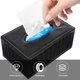 thumbnail image 3 of IDEANATEGRATE 1Ud Caja Dispensadora De Pañuelos De Cuero Negro Para Hogar Oficina Decorativo Y Duradero, 3 of 6