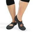 thumbnail image 3 of NuFoot Mary Janes Women's Foldable Flats – Black/White Polka Dots, Large, Indoor Slippers & Travel Shoes, 3 of 3