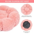 thumbnail image 5 of Sennaux Plush Dog Bed & Cat Bed Cozy Soft Flower-Shape Pet Bed,Pink,31.5", 5 of 7