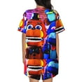 thumbnail image 3 of Lsque Five Nights At Freddy'S Women's Short-Sleeved Pajama Set - 2 Piece Soft and Lightweight Sleepwear Set-4X-Large, 3 of 9